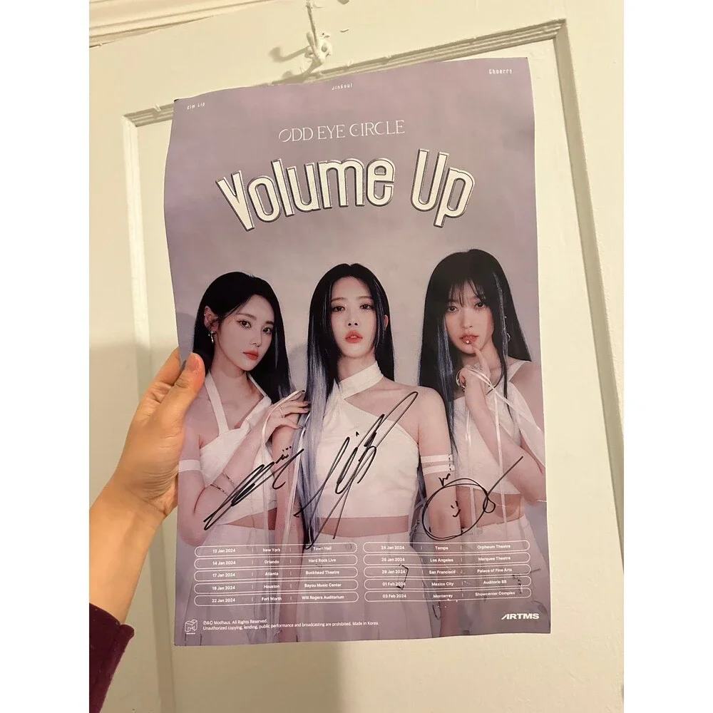 odd eye circle vip signed poster